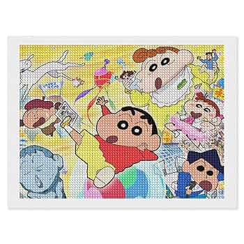 Amazon.co.jp: クレヨンしんちゃん ダイヤモンドアート 四角い